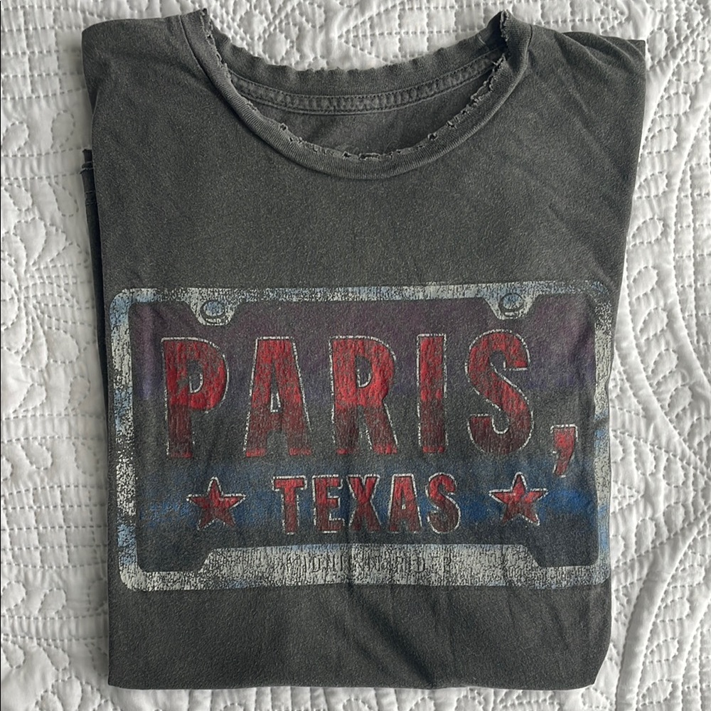 Gray Paris Texas Graphic T-Shirt from Midnight Rider